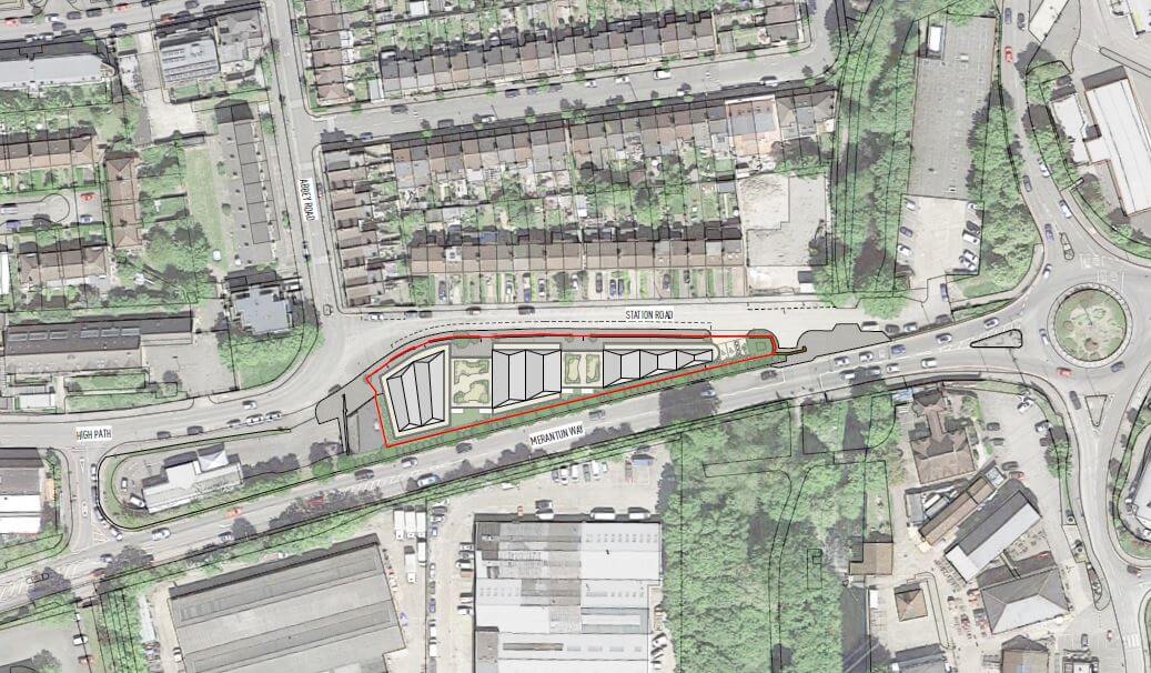 Abbey Wall Works_proposal layout plan