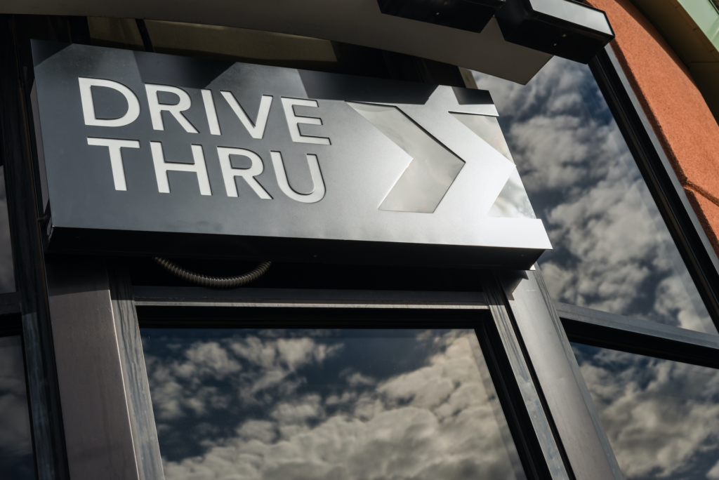 Drive-through sign