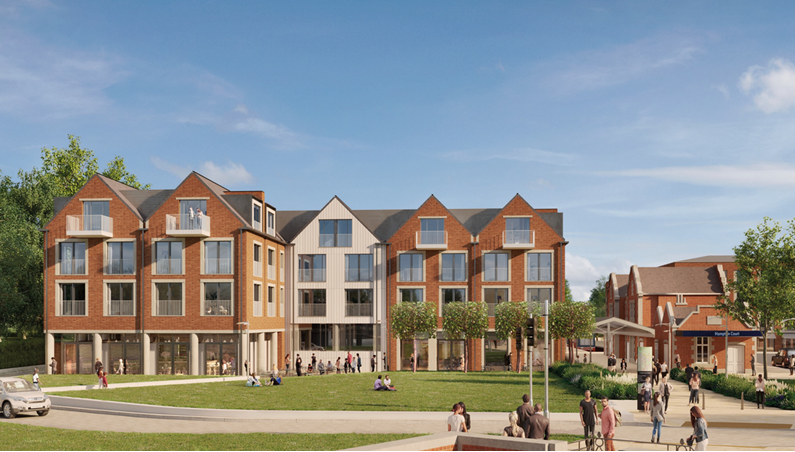 Mixed-use development, Hampton Court